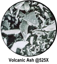 Magnified Volcanic Ash